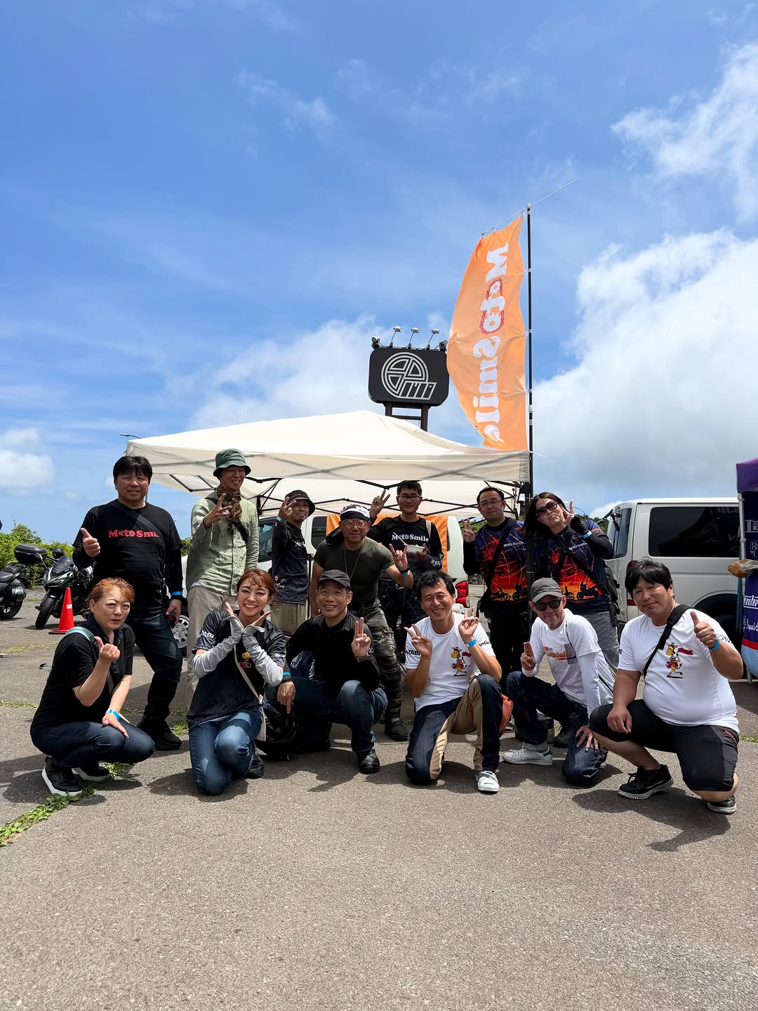 「単車倶楽部ミーティング」（バイカーズパラダイス南箱根）に出演・MotoSmileブース出展
